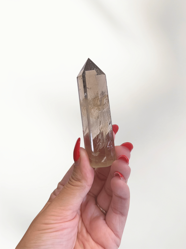 smoky quartz tower from mystic grove