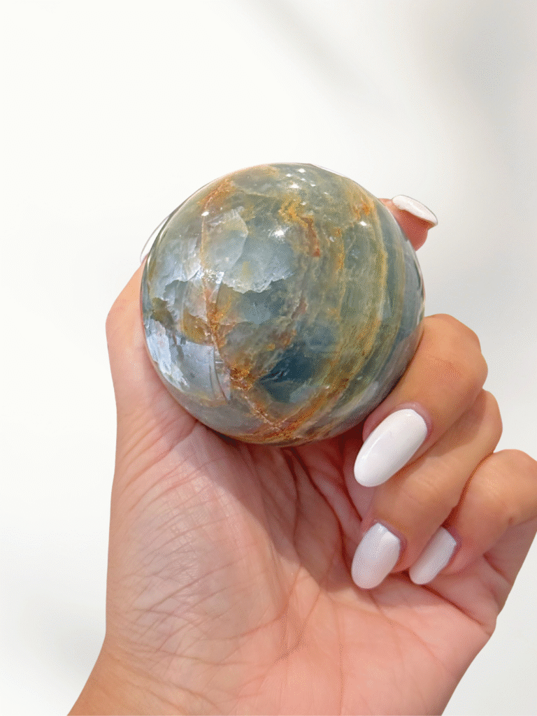 Blue Onyx Sphere