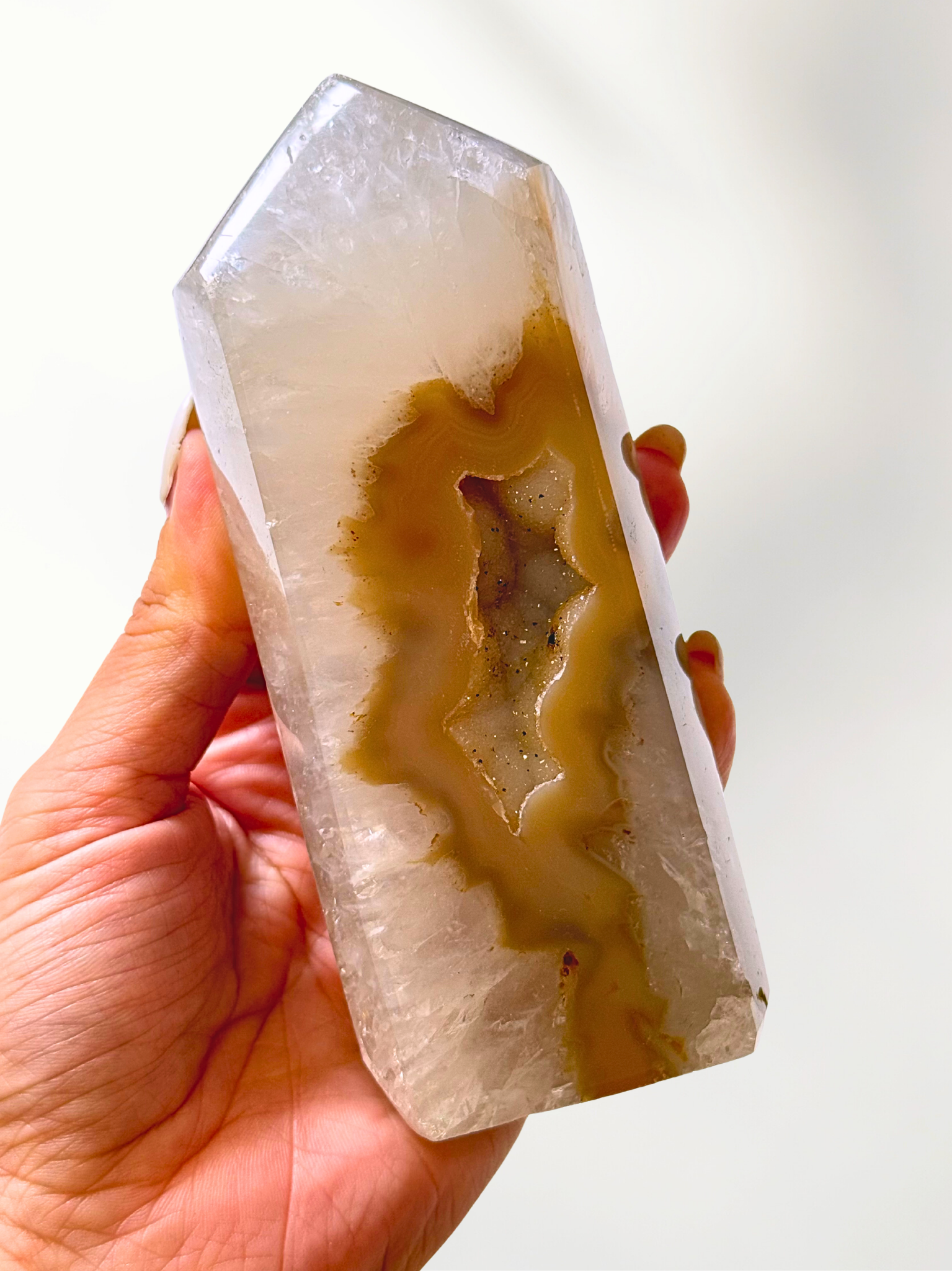 Druzy Agate Tower 1 druzy agate tower