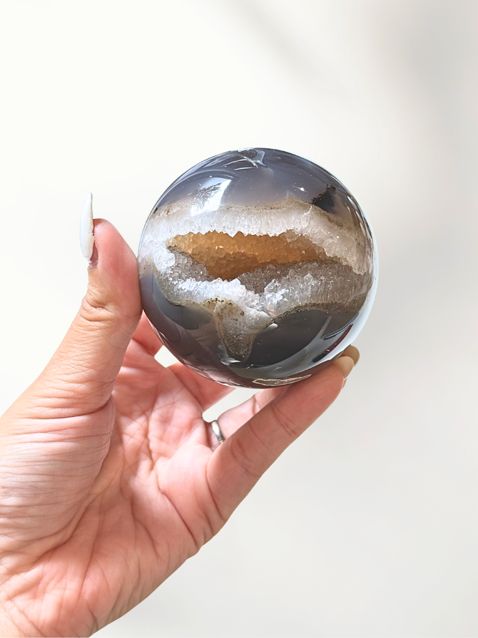Druzy Agate Sphere 3 druzy agate sphere - image 3