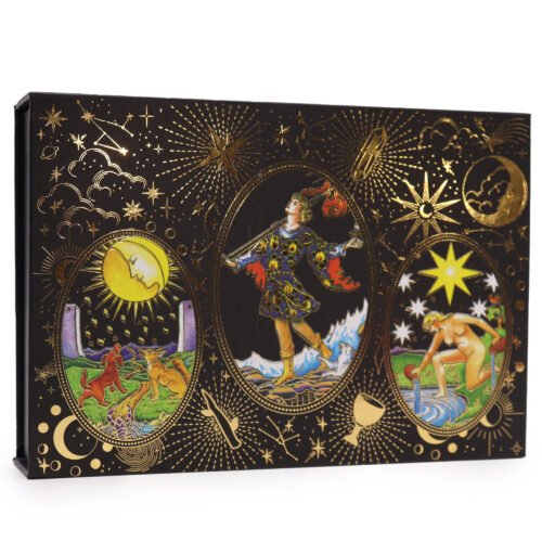 Home 2026 33 Let the Magic Begin - Gold Foil Tarot Deck - Gift Set