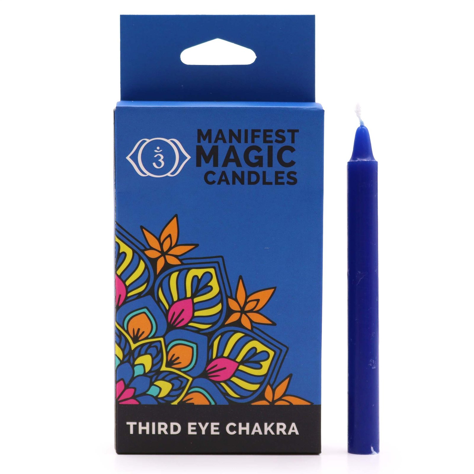 Third Eye Chakra (Indigo) - Manifest Magic Candles 1 third eye chakra (indigo) - manifest magic candles
