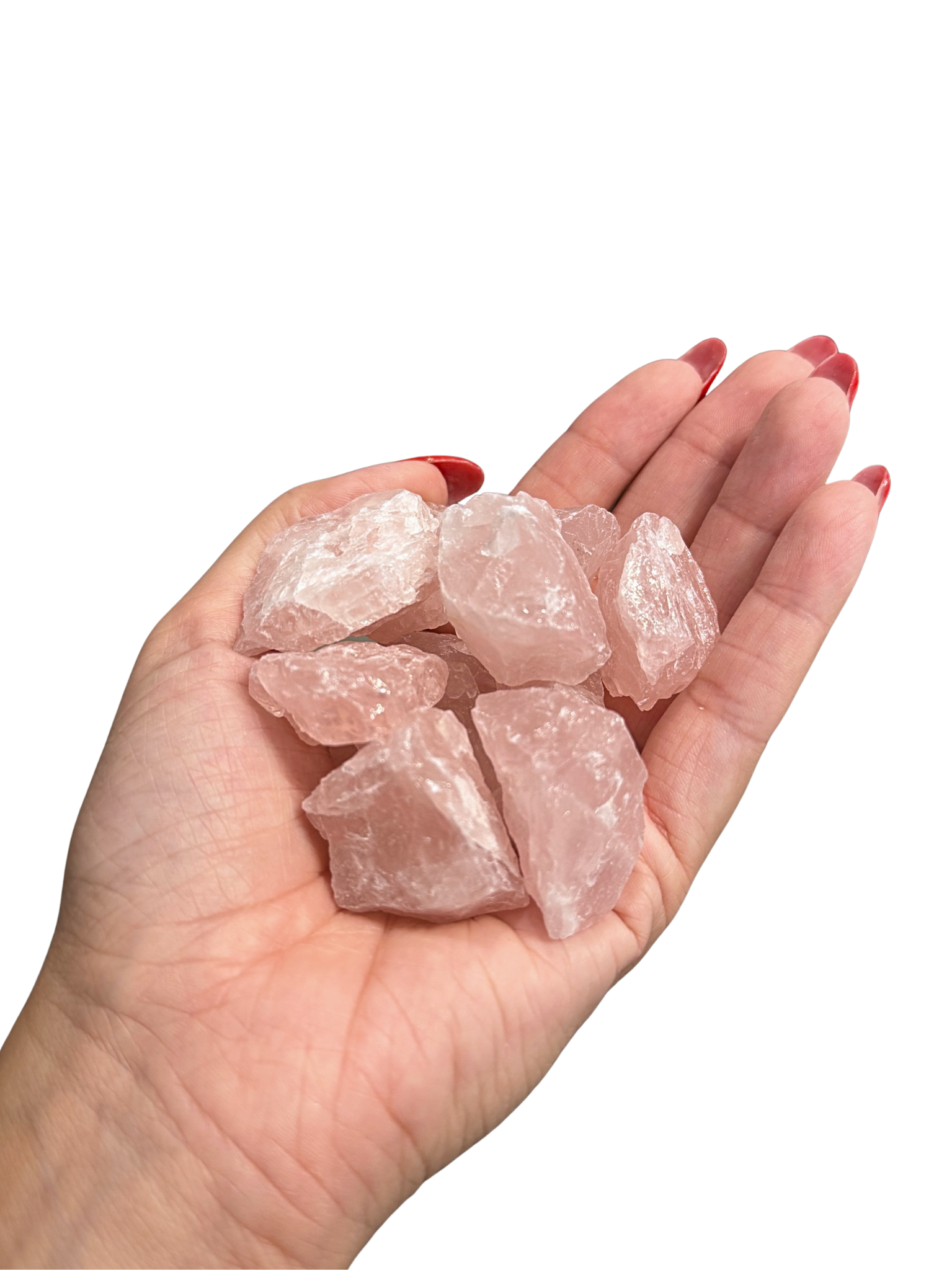 Rough Rose Quartz - Raw Healing Crystal 1 rough rose quartz - raw healing crystal
