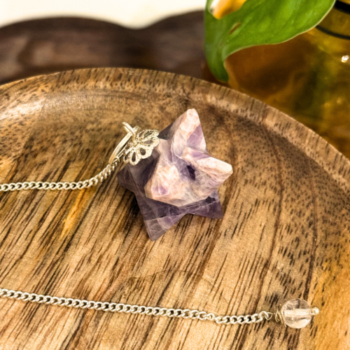 Amethyst Merkabah Pendulum