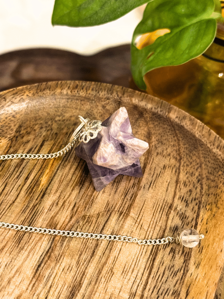 Amethyst Merkabah Pendulum