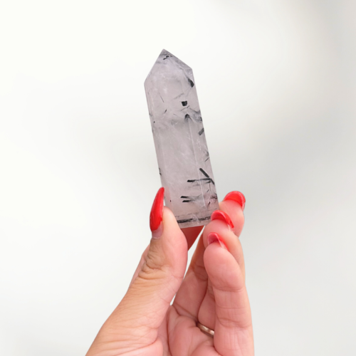 Black Tourmaline in Quartz