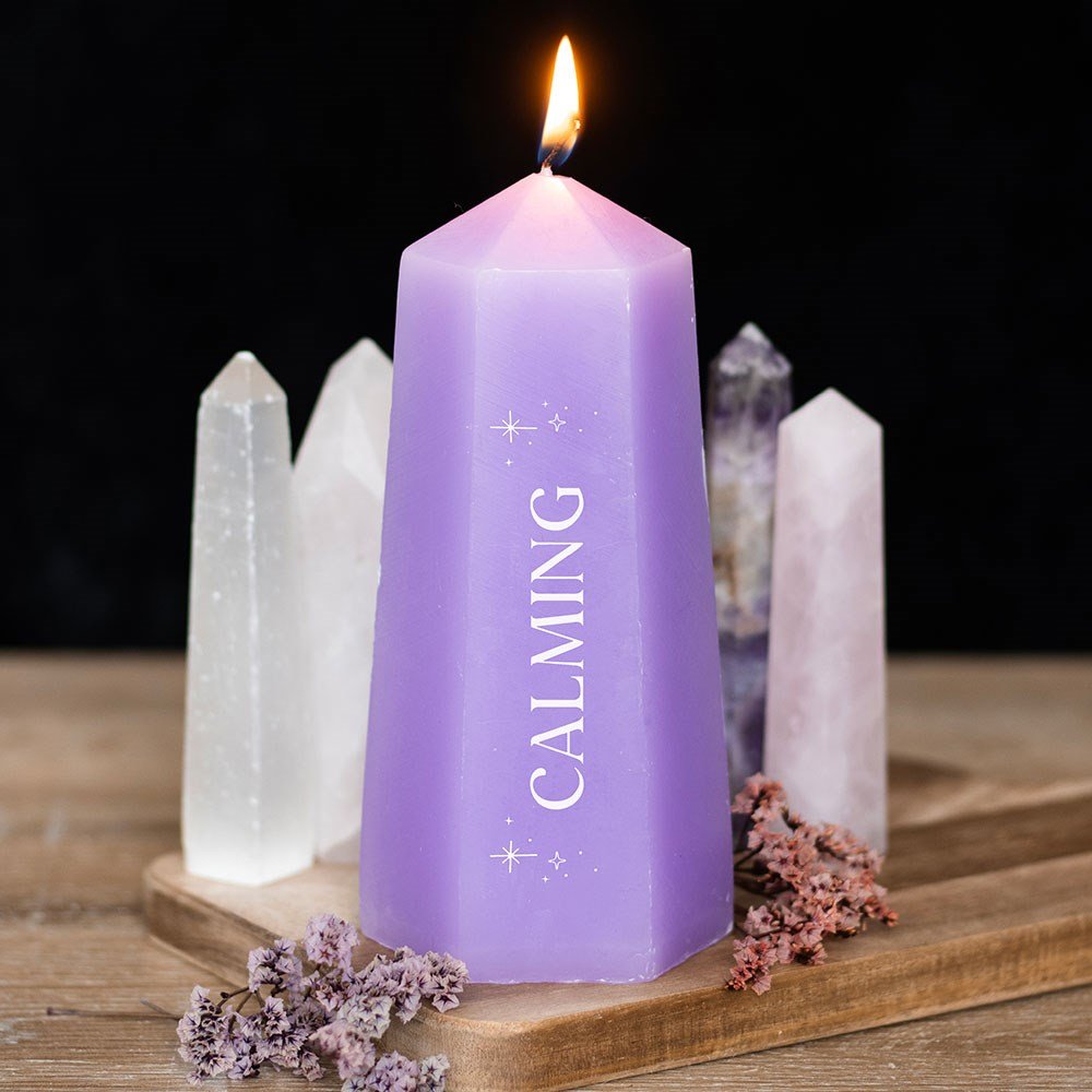 Calming Crystal Candle 1 calming crystal candle