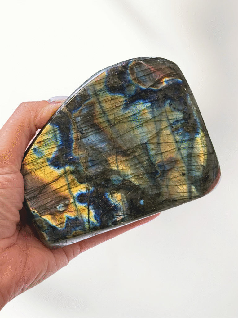labradorite slab from mystic grove