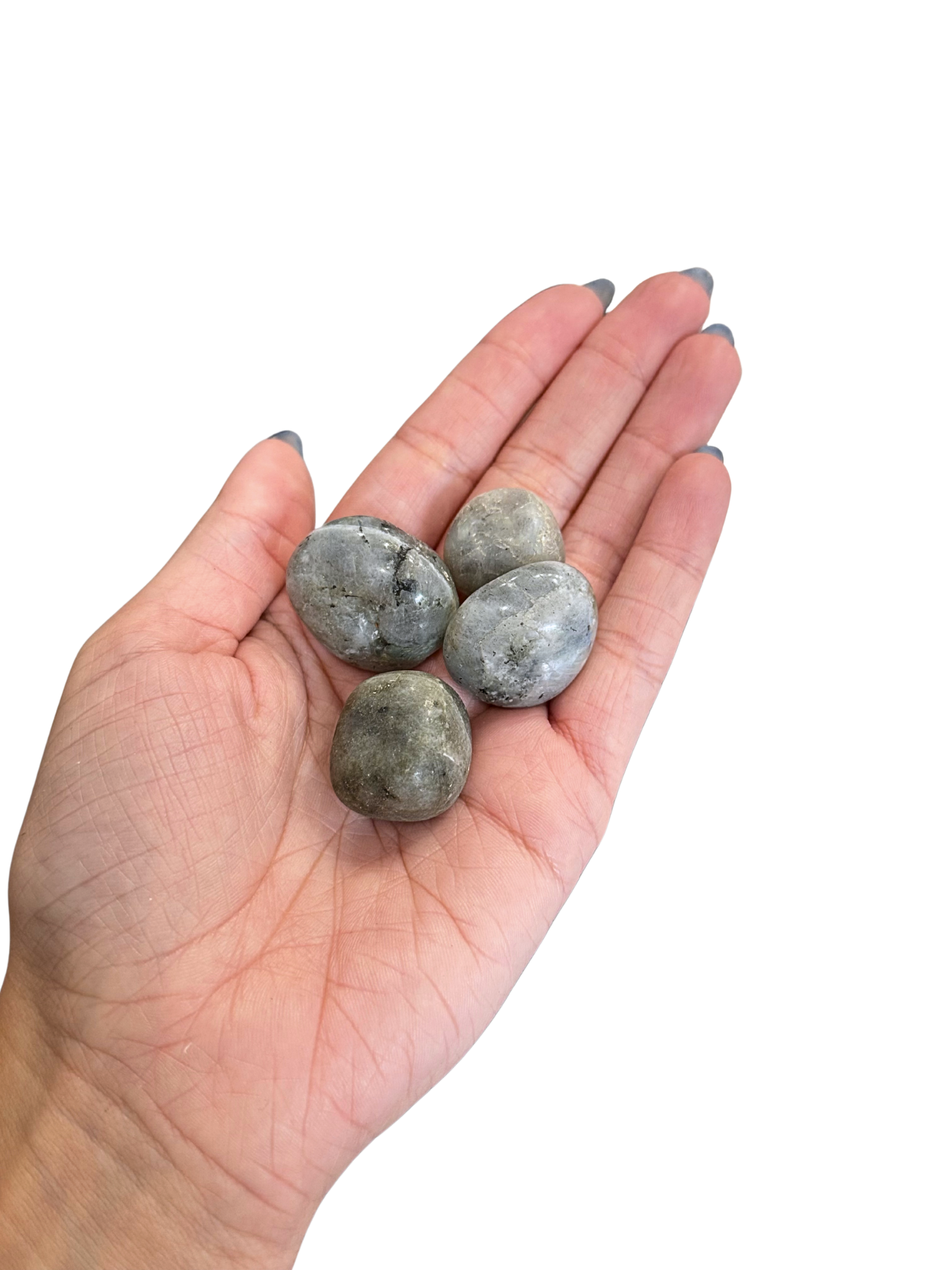 Purple Labradorite Tumblestone 1 purple labradorite tumblestone