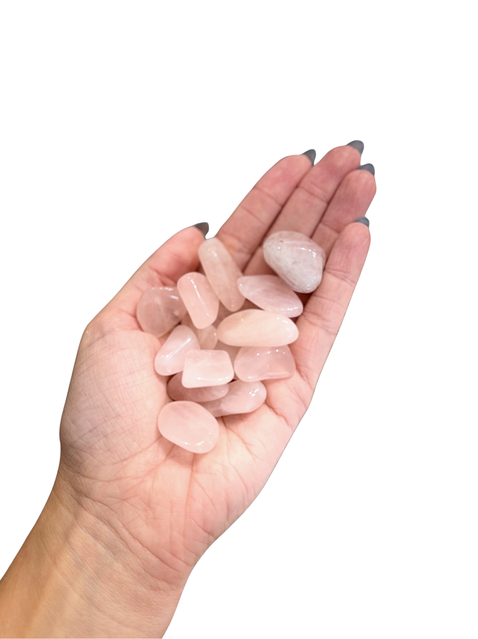 Rose Quartz Tumblestone 1 rose quartz tumblestone