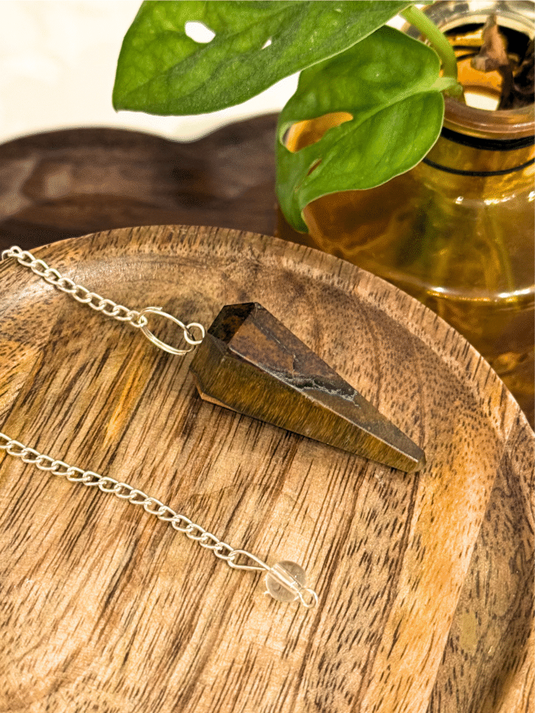 Tigers Eye Pendulum