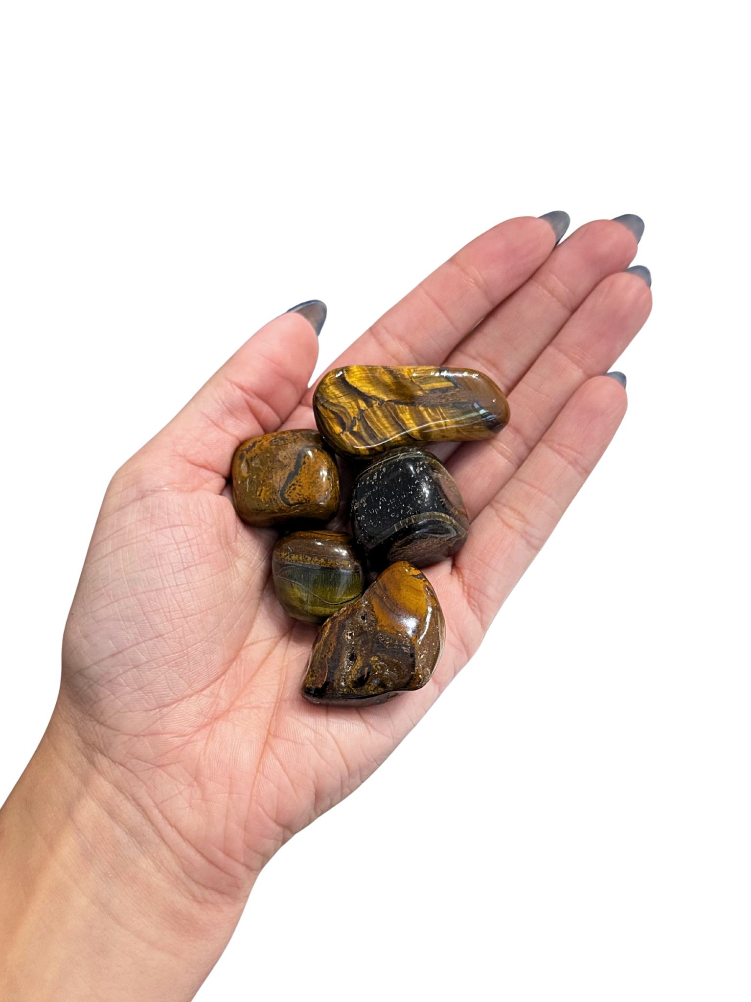 Tigers Eye Tumblestone 1 tigers eye tumblestone