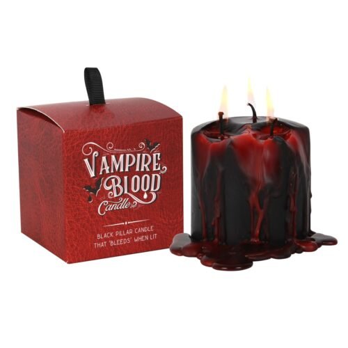 Vampire Blood - Red Drip Pillar Candle 1 vampire blood - red drip pillar candle