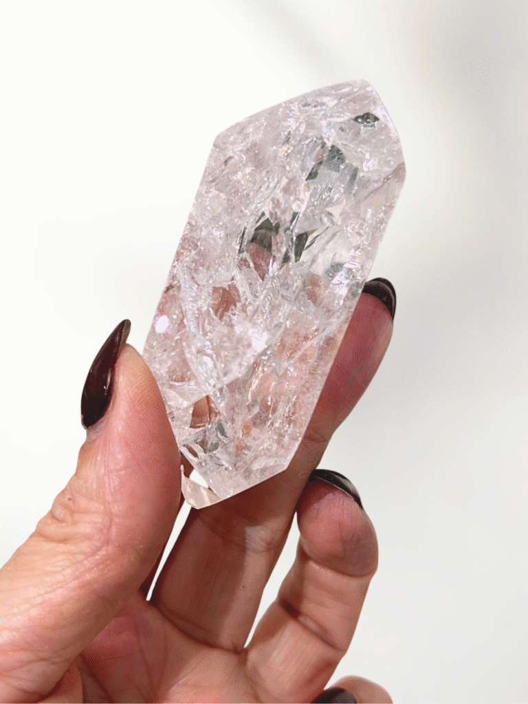 Crackle Quartz Point