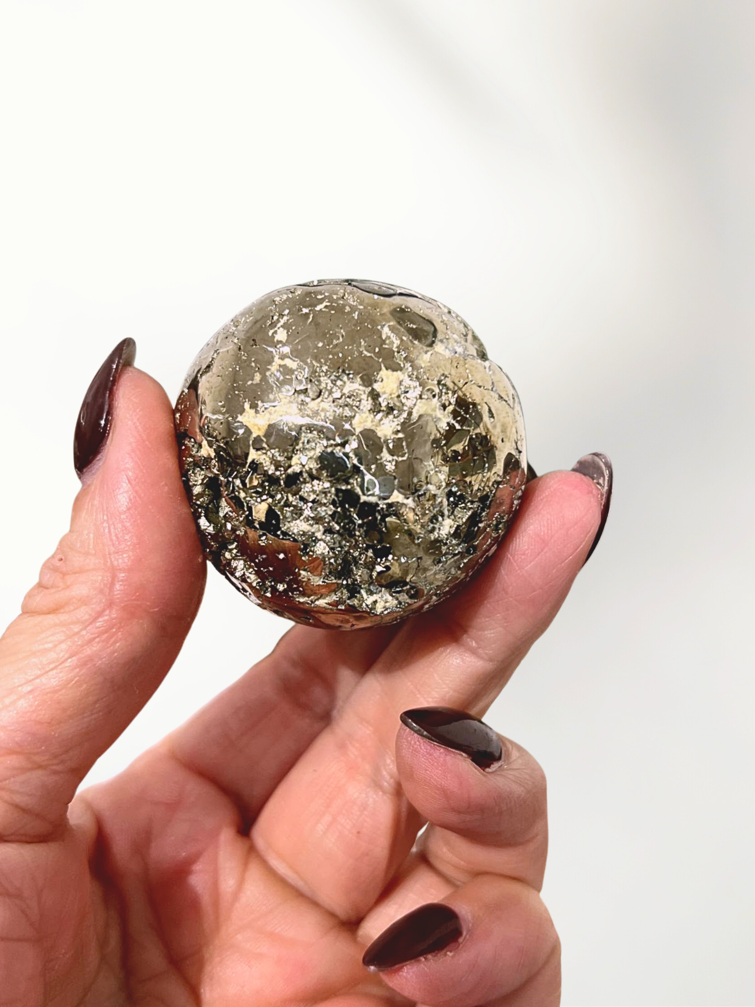 Pyrite Sphere 1 pyrite sphere