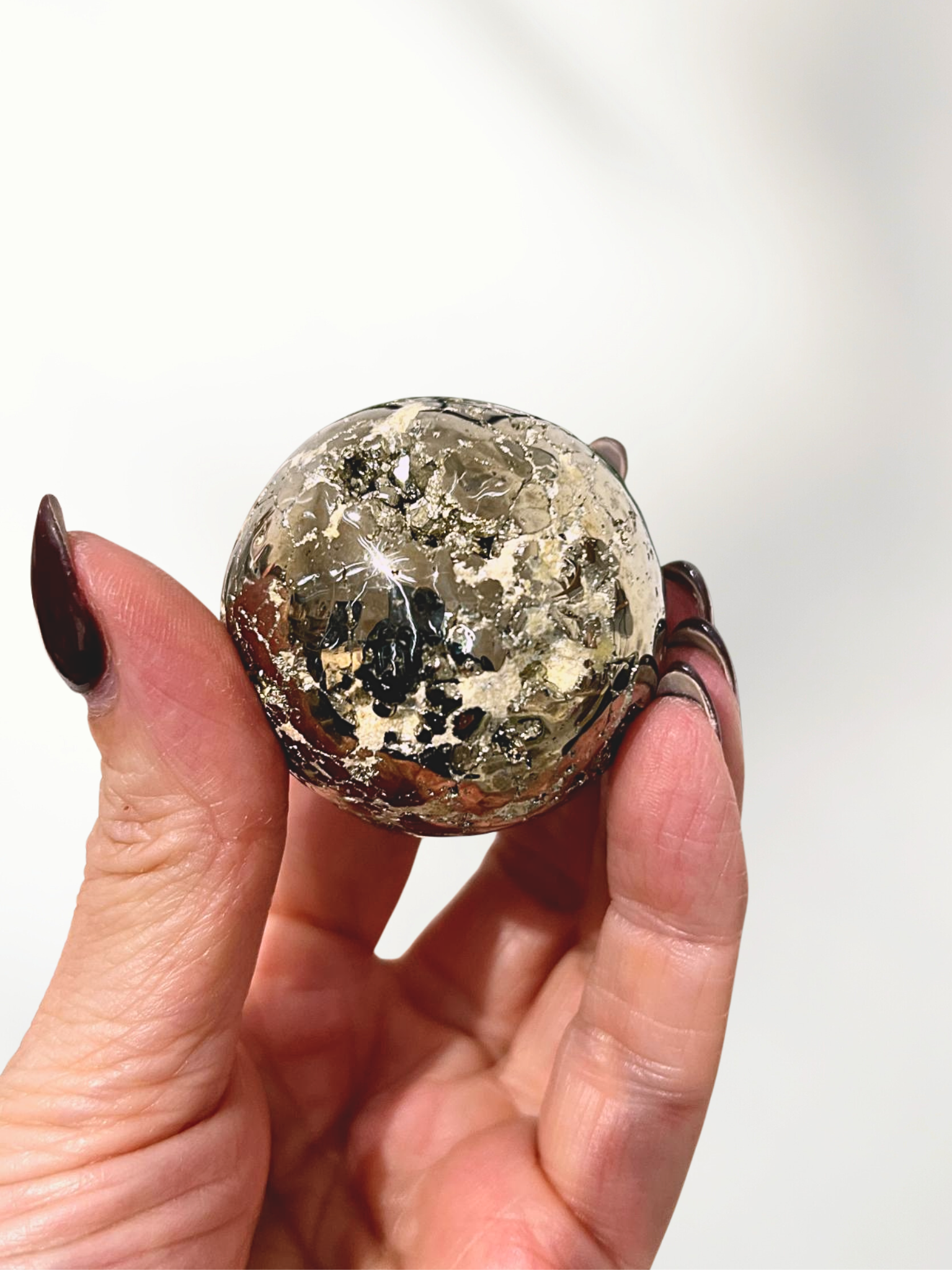Pyrite Sphere 2 pyrite sphere - image 2