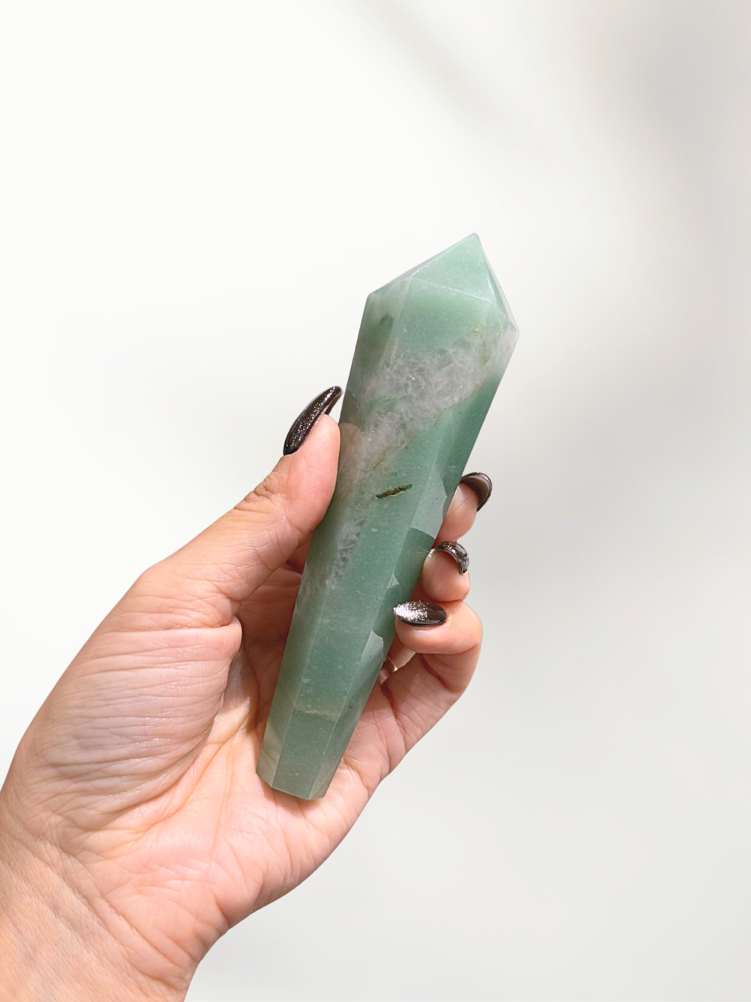 Green Aventurine Wand 1 green aventurine wand