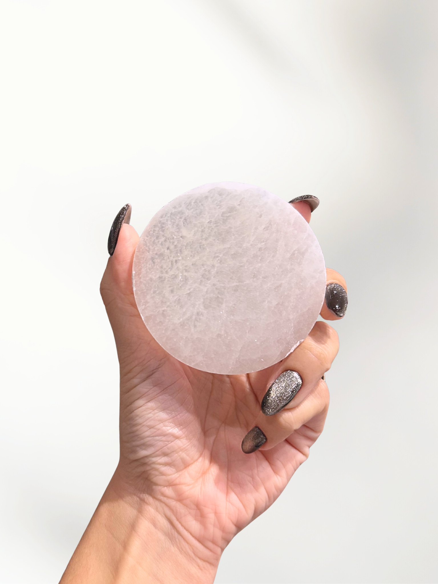 Gemini New Moon June 2026: A Fresh Page For The Mind 11 round selenite charging plate from mystic grove