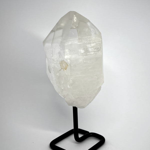 clear quartz on stand