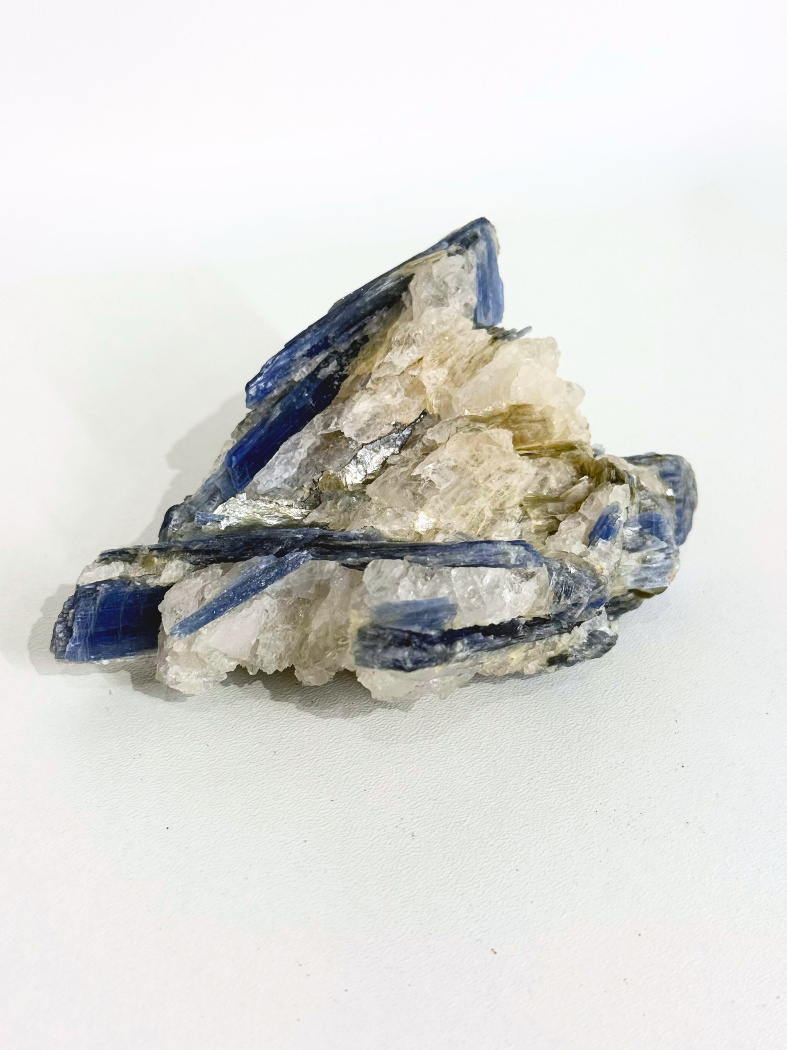 Blue Kyanite Specimen 286G 1 blue kyanite and quartz specimen