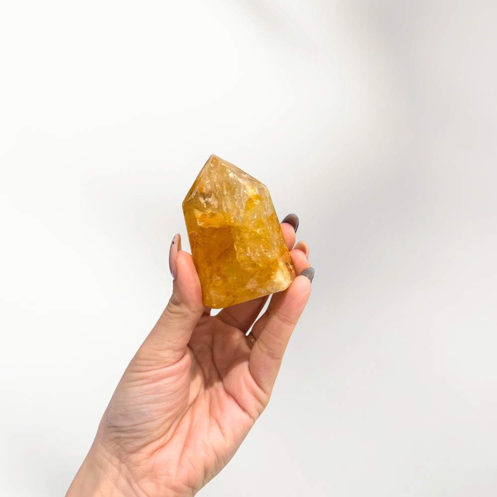 Golden Healer Quartz Point 1 golden healer quartz point