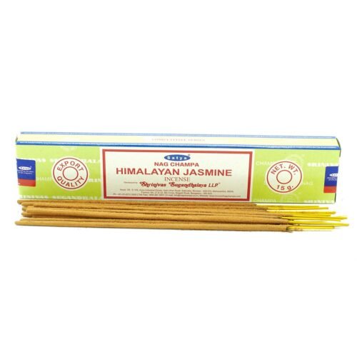 Immerse yourself in the sweet, aroma of Satya Himalayan Jasmine Incense. Known as the "Queen of the Night," Jasmine is celebrated for its ability to uplift the mood, inspire creativity, and awaken the senses.