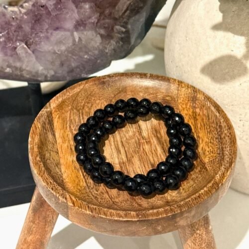 Home 2026 11 Black Obsidian Bracelet (Faceted)
