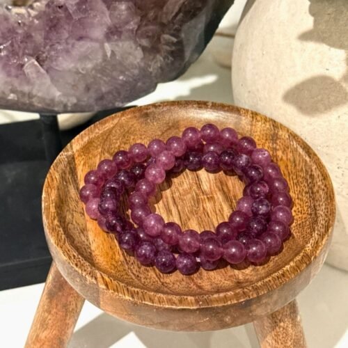 lepidolite bracelet