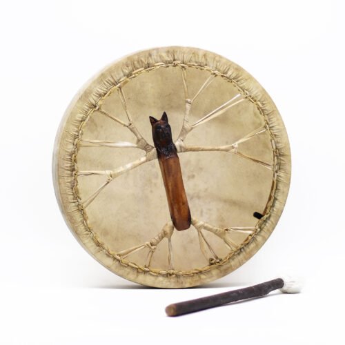 Home 2026 10 Spirit of the Wolf - Shaman Drum & Stick (Tunable)