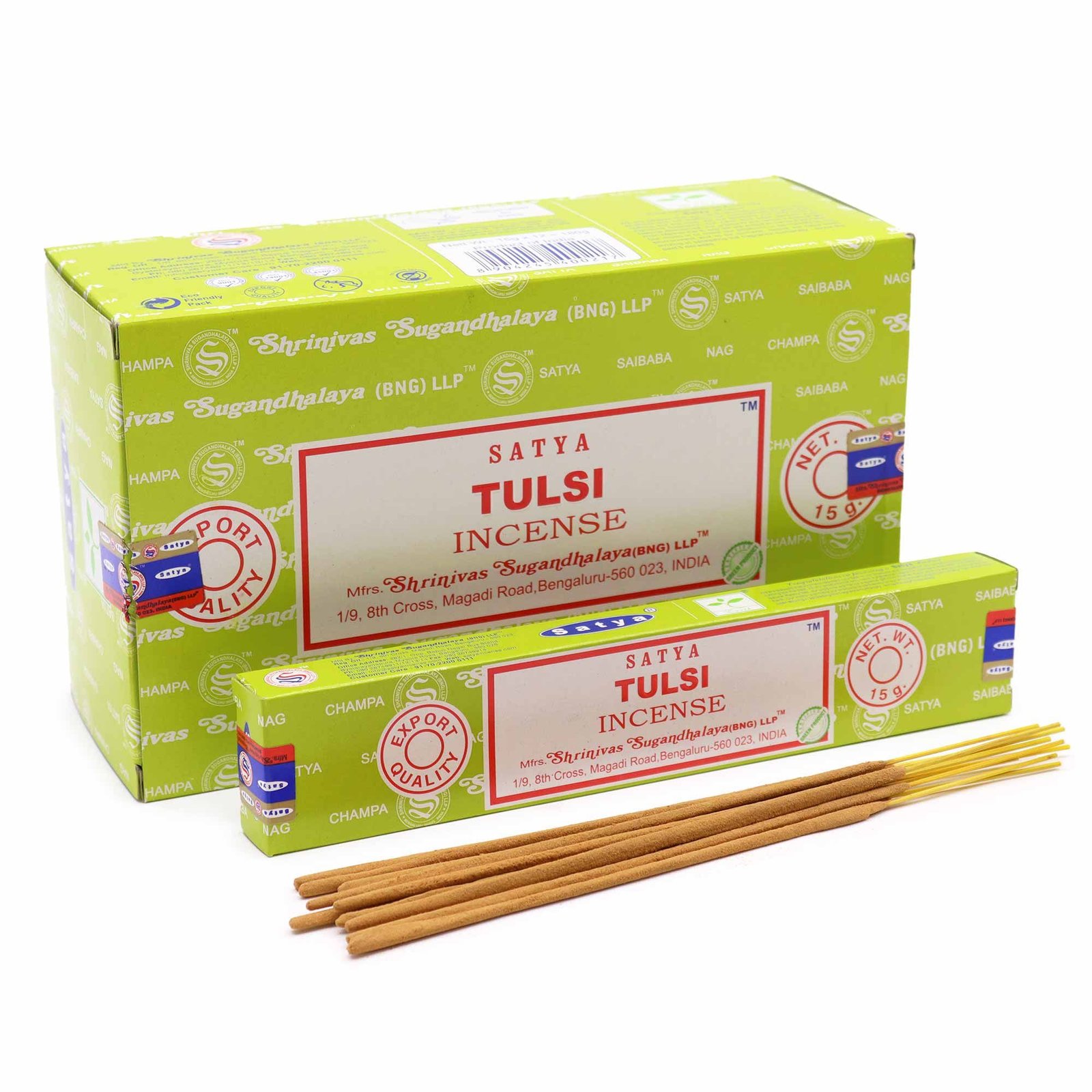 Satya Tulsi Incense Sticks 15G 2 satya tulsi incense sticks 15g - image 2