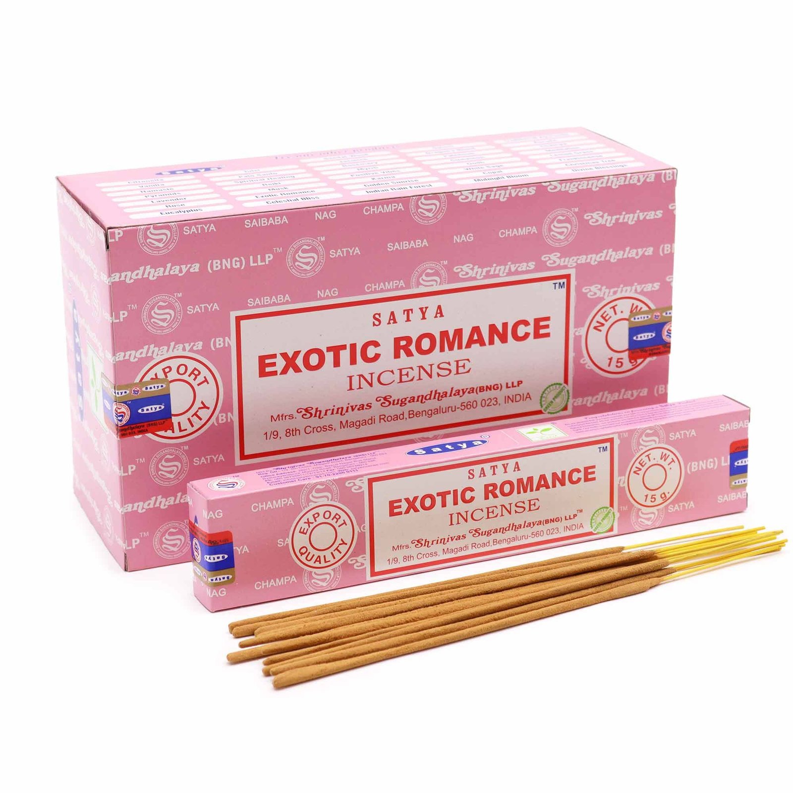 Satya Exotic Romance Incense Sticks 15G 2 satya exotic romance incense sticks 15g - image 2