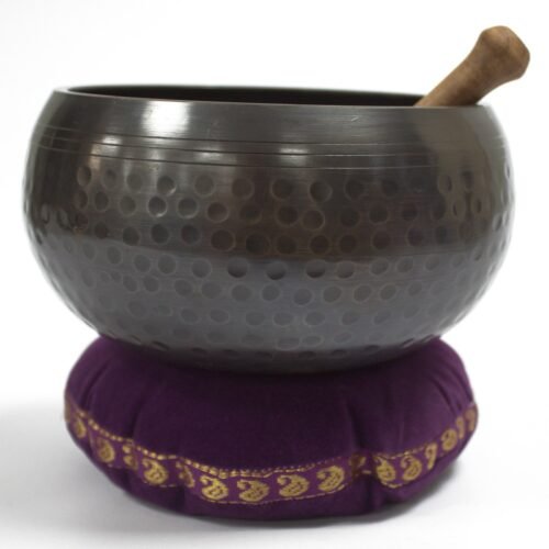 Home 2026 14 Singing Bowl Velvet Cushion - 16cm