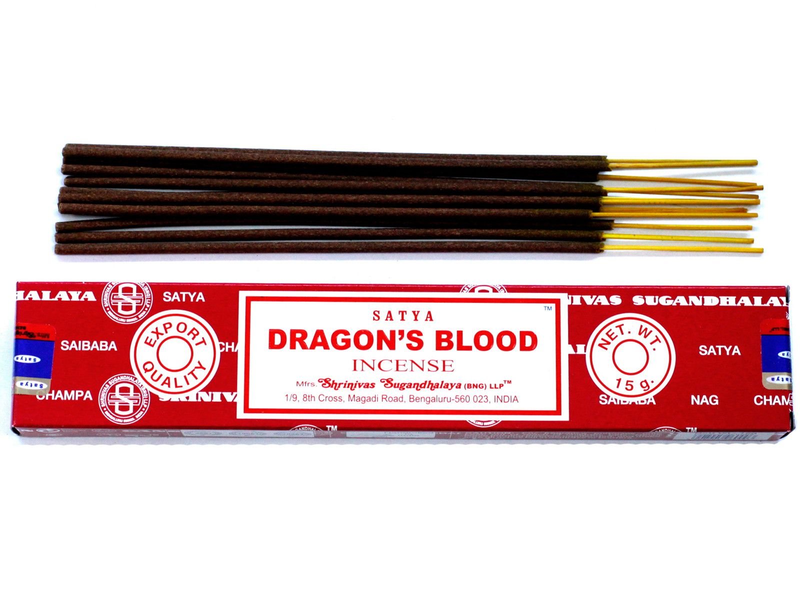 Satya Dragon Blood Incense Sticks 15G 1 satya dragon blood incense sticks 15g