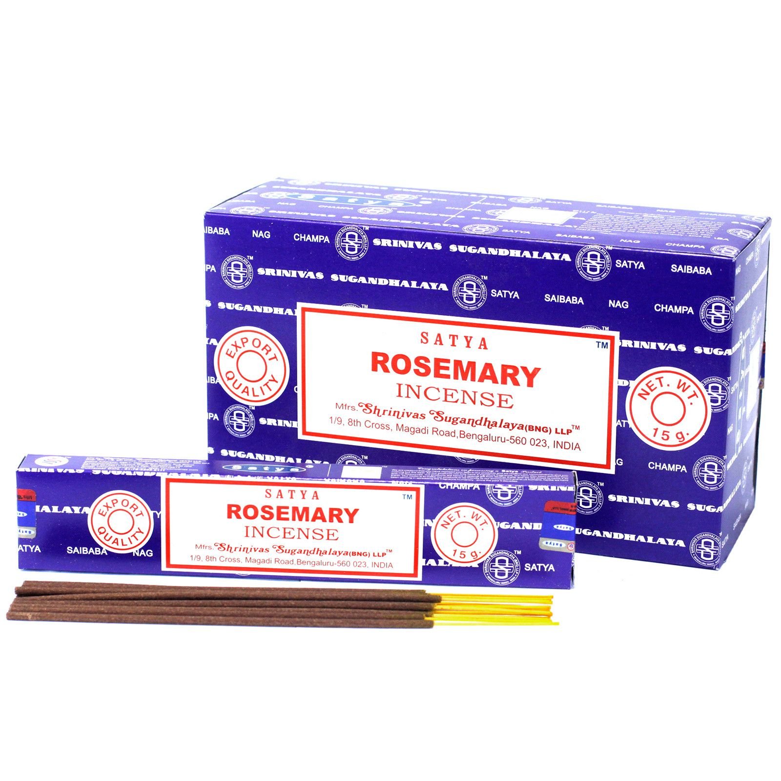 Satya Rosemary Incense Sticks 15G 2 satya rosemary incense sticks 15g - image 2