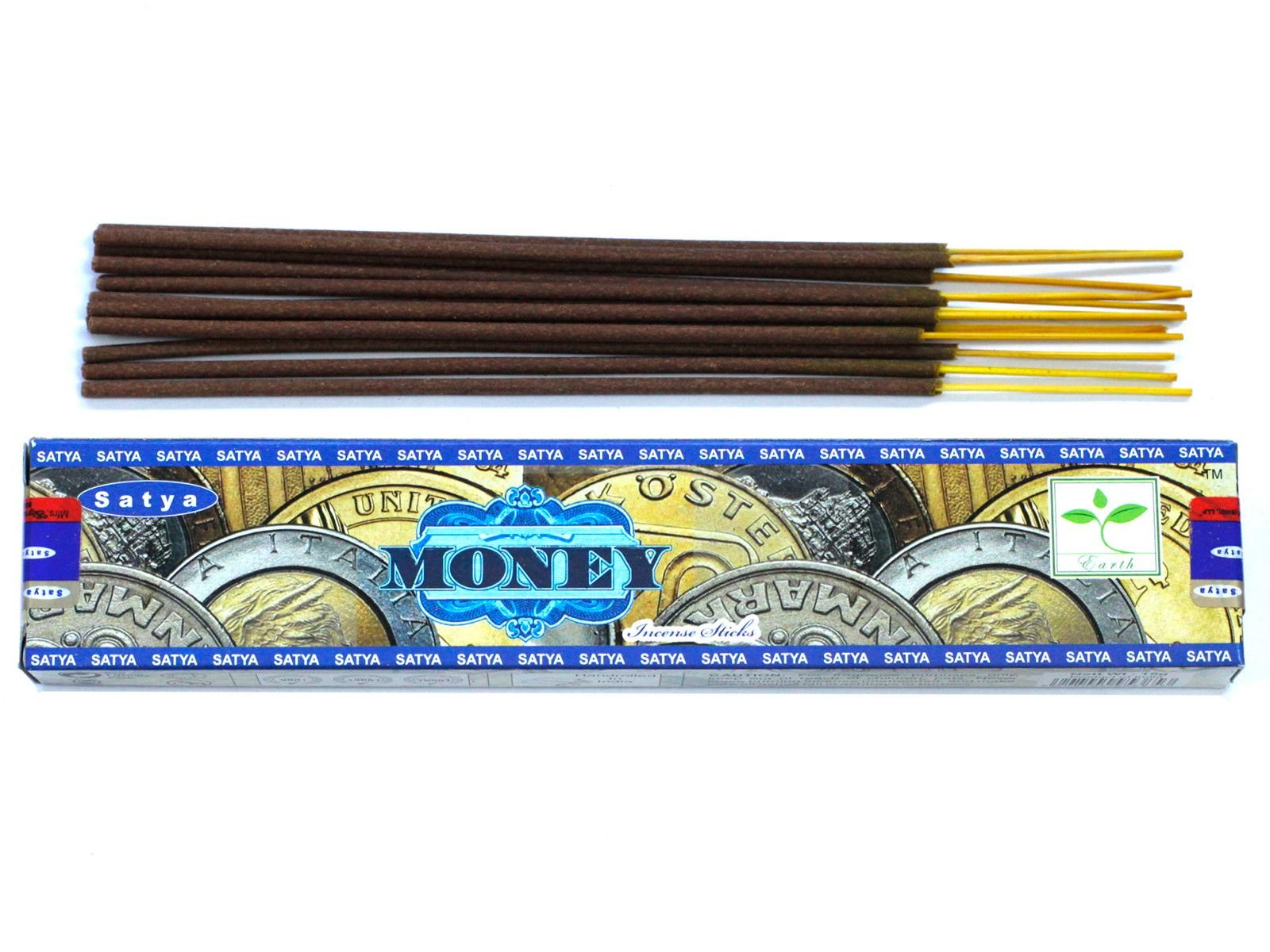 Satya Money Incense Sticks 15G 1 satya money incense sticks 15g