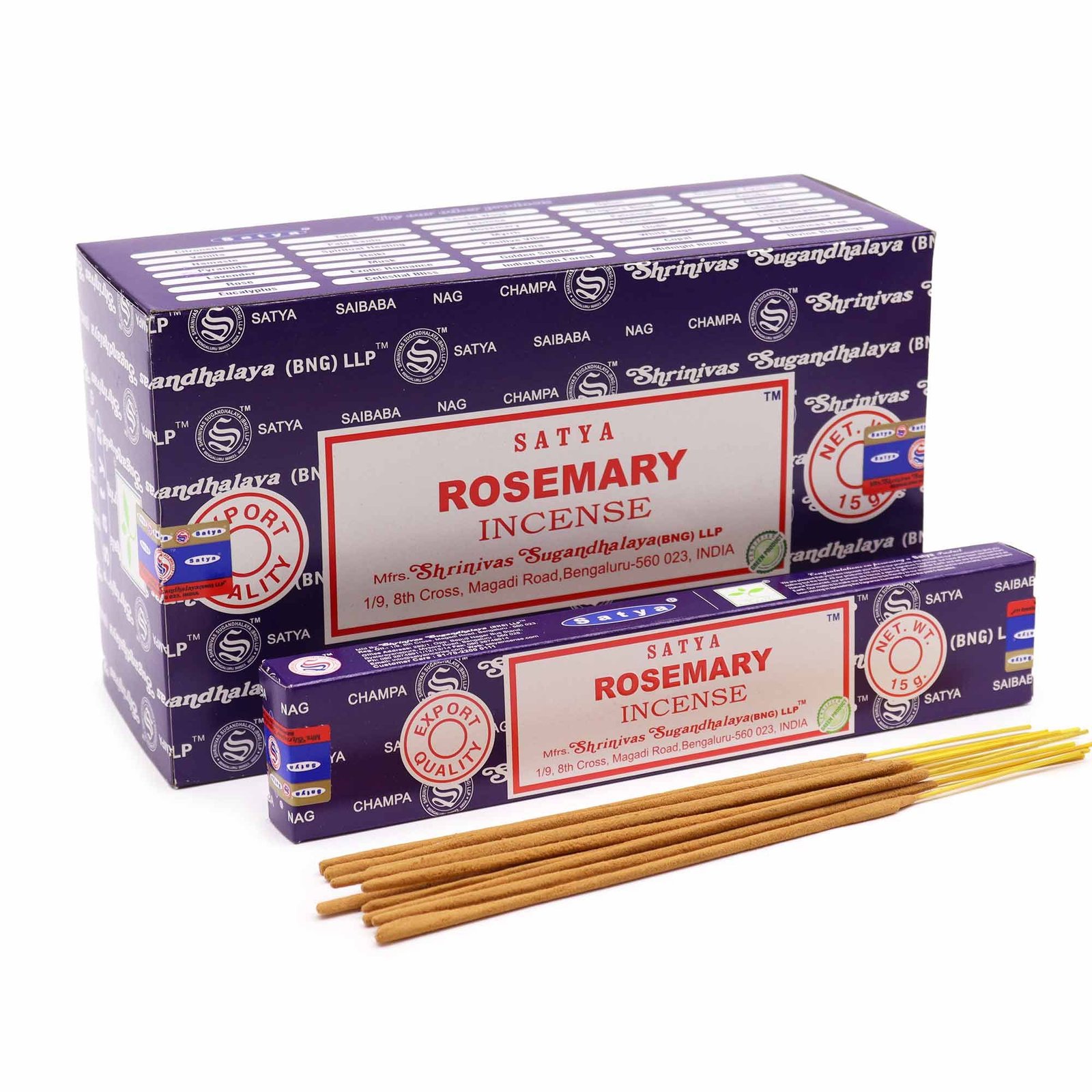 Satya Rosemary Incense Sticks 15G 3 satya rosemary incense sticks 15g - image 3