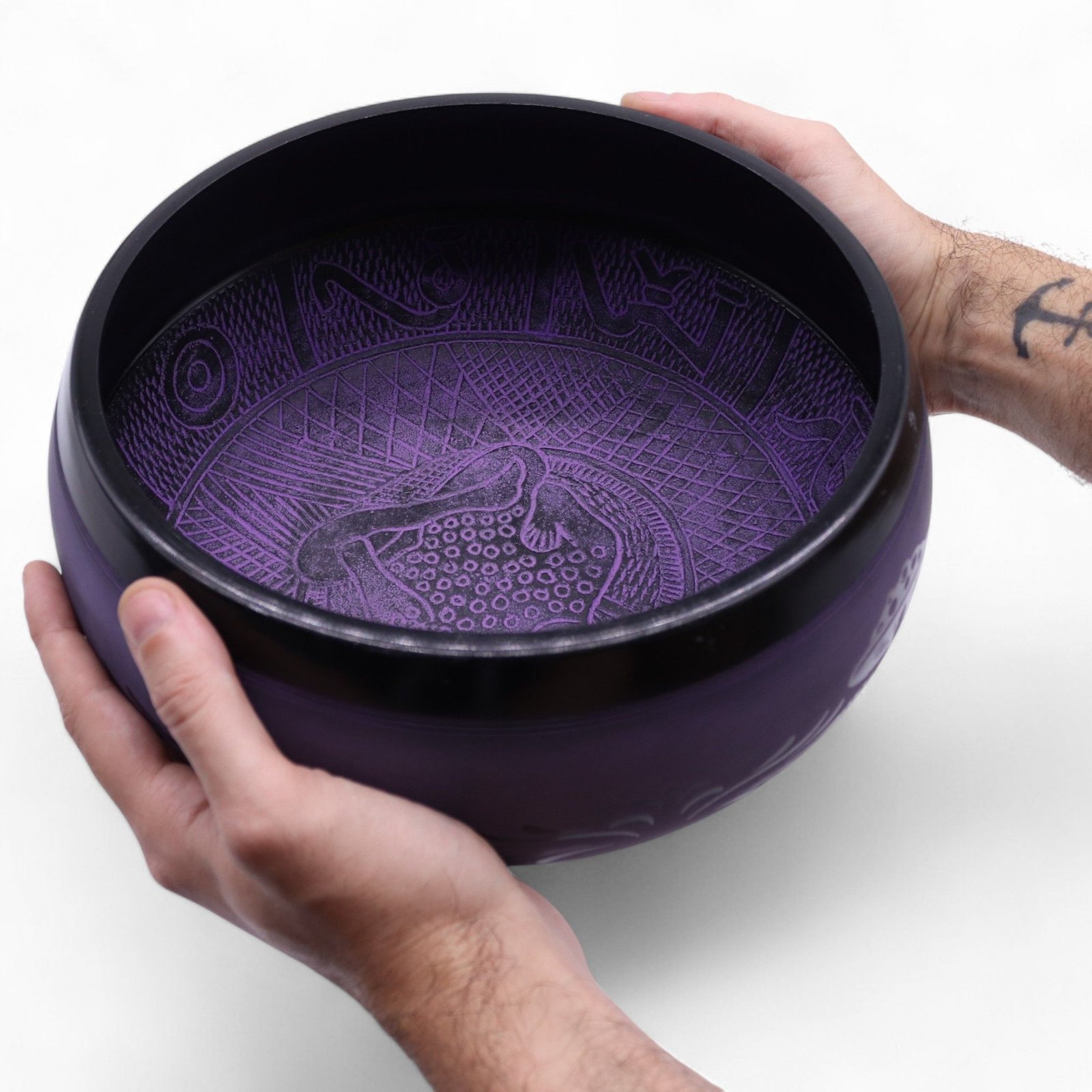 Extra Loud - Mushroom Singing Bowl - Purple Haze (23x10.5cm, 1.3kg) 12 Extra Loud - Mushroom Singing Bowl - Purple Haze (23x10.5cm, 1.3kg) - Image 12