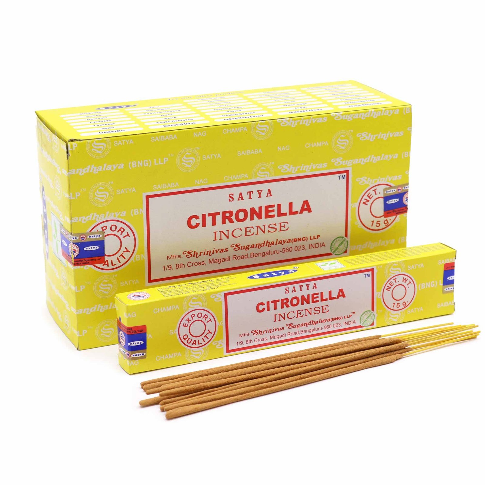Satya Citronella Incense Sticks 15G 3 satya citronella incense sticks 15g - image 3