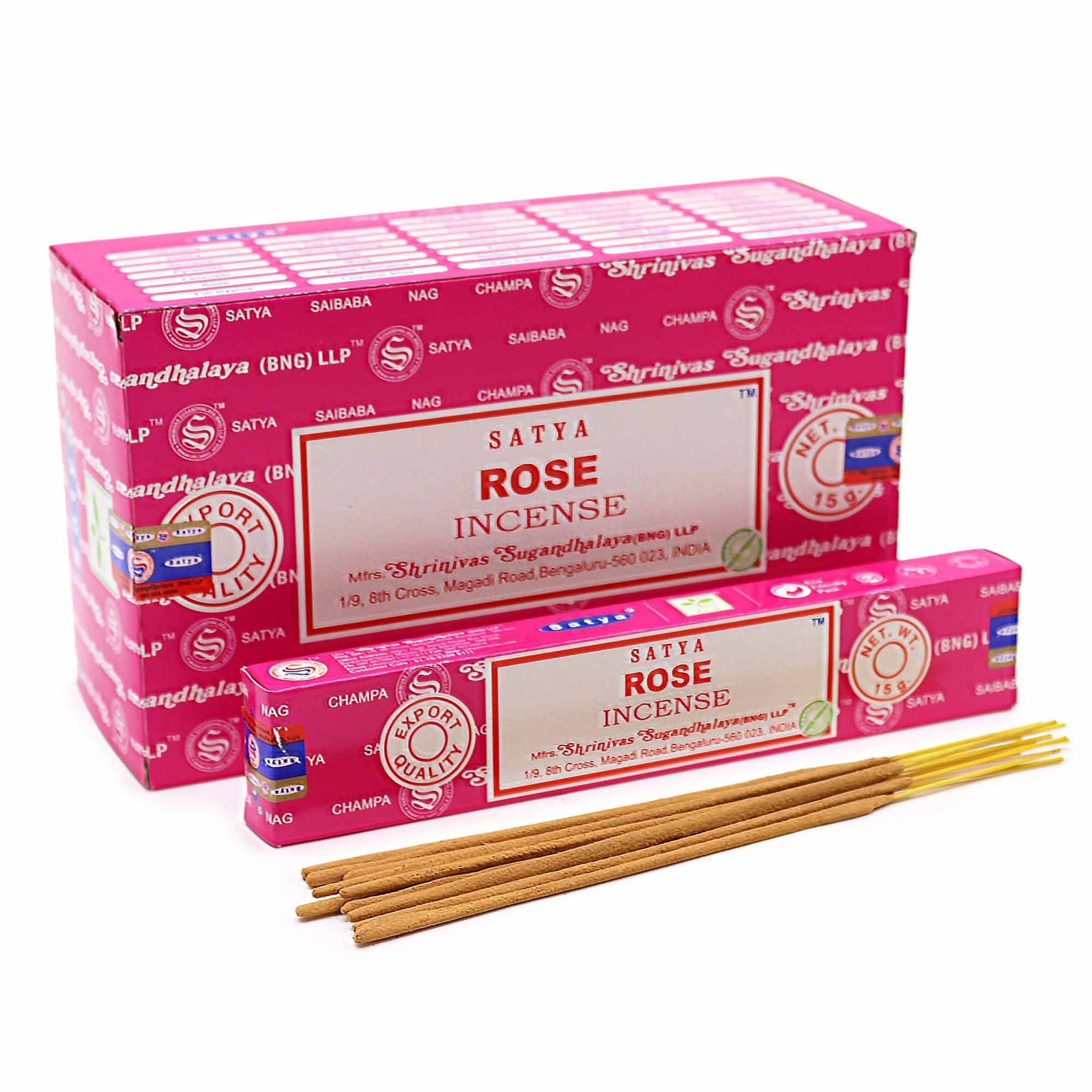 Satya Rose Incense Sticks 15G 3 satya rose incense sticks 15g - image 3