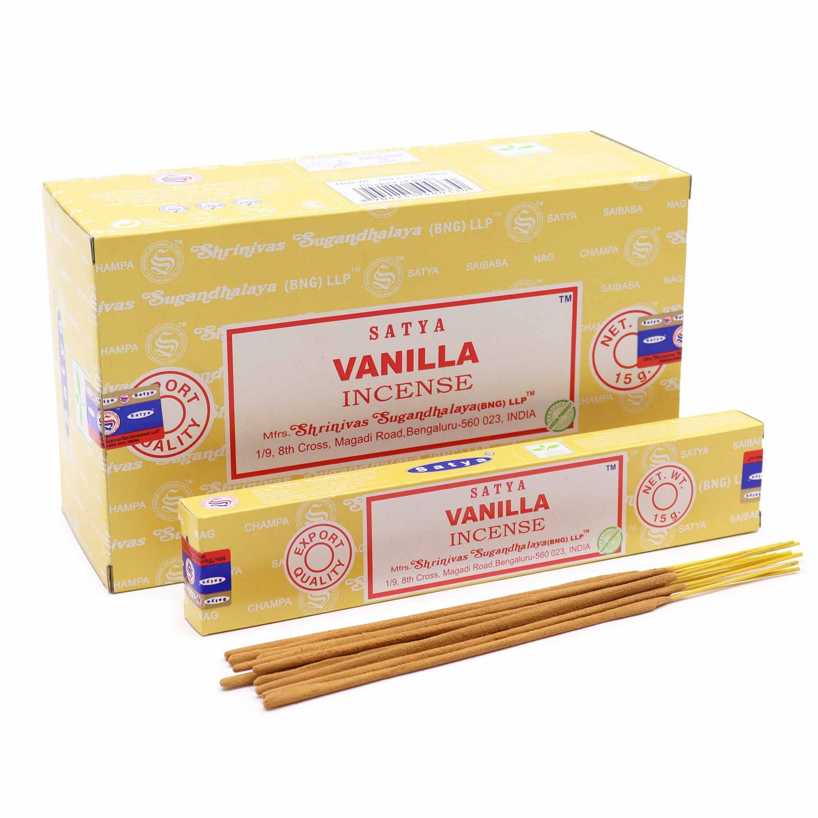 Satya Vanilla Incense Sticks 15G 2 satya vanilla incense sticks 15g - image 2