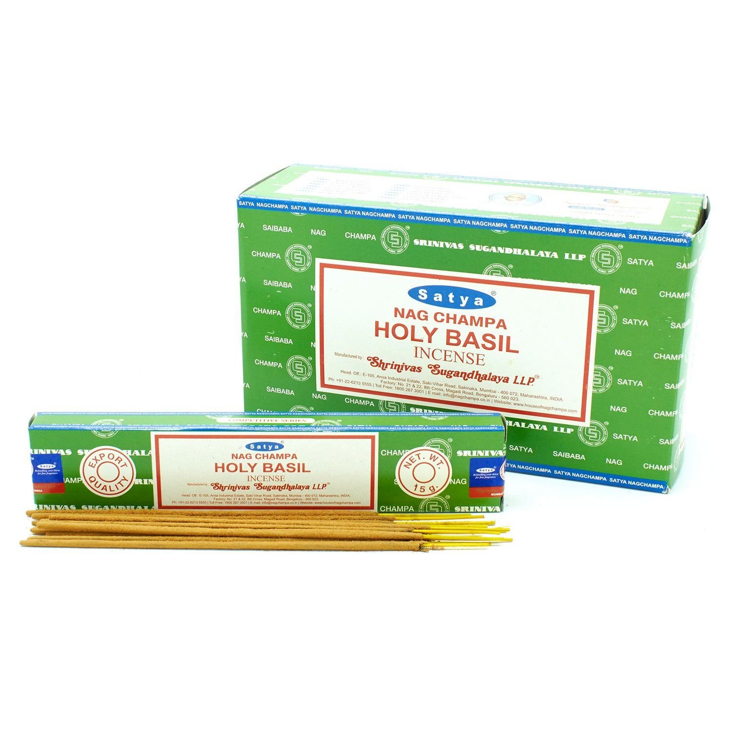 Satya Holy Basil Incense Sticks 15G 2 satya holy basil incense sticks 15g - image 2