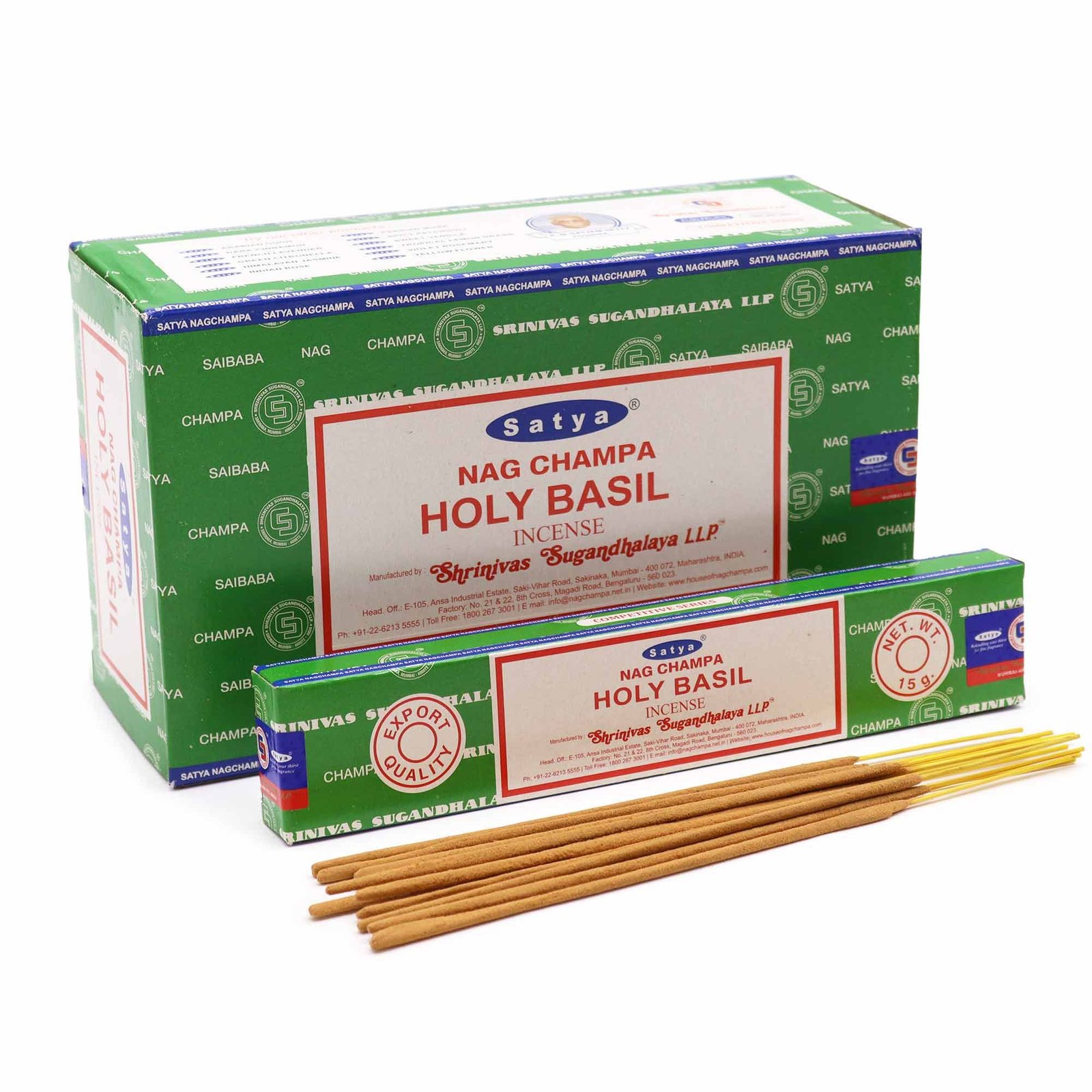 Satya Holy Basil Incense Sticks 15G 3 satya holy basil incense sticks 15g - image 3