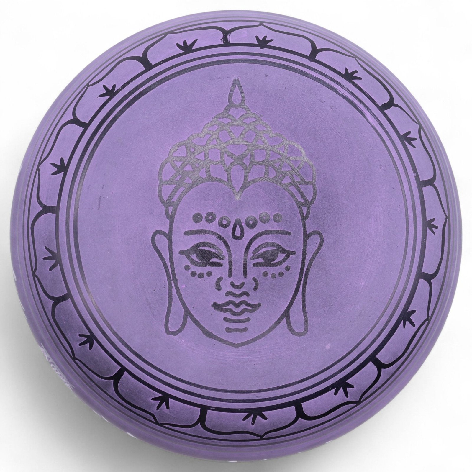 Extra Loud - Mushroom Singing Bowl - Purple Haze (23x10.5cm, 1.3kg) 1 Extra Loud - Mushroom Singing Bowl - Purple Haze (23x10.5cm, 1.3kg)