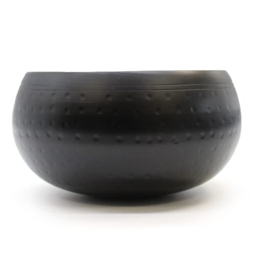 Home 2026 16 Large Black Beaten Bowl - 18cm