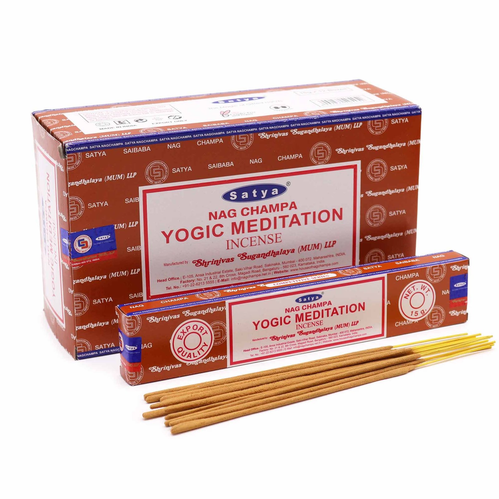 Satya Yogic Meditation Incense Sticks 15G 3 satya yogic meditation incense sticks 15g - image 3