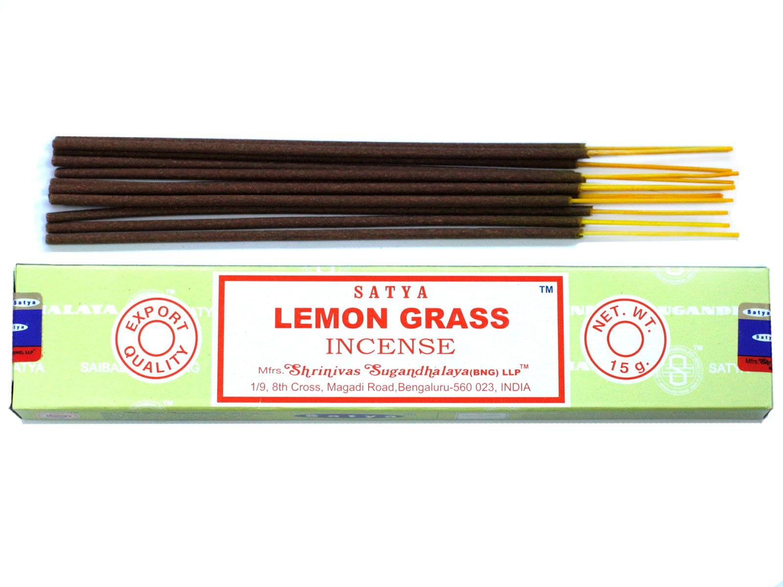 Satya Lemongrass Incense Sticks 15G 1 satya lemongrass incense sticks 15g