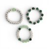 forest spirit gemstone ring set