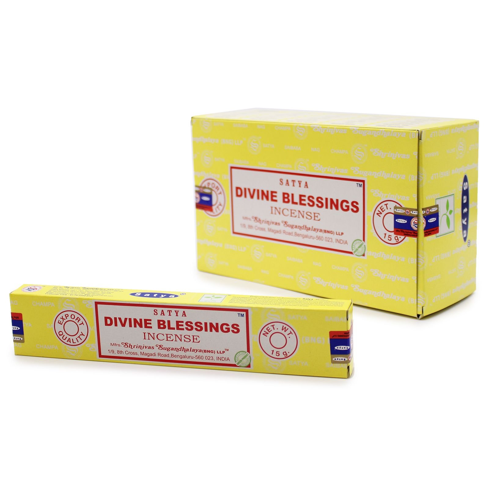 Satya Incense Sticks 15G - Divine Blessing 1 satya incense sticks 15g - divine blessing