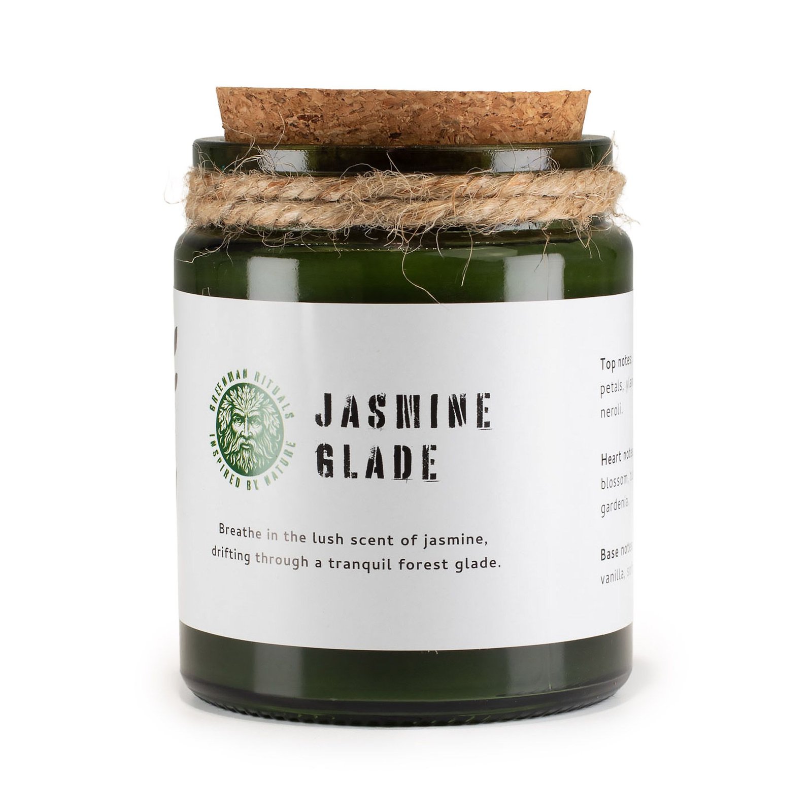 Greenman Woodwick Soy Candle - Jasmine Glade 1 greenman woodwick soy candle - jasmine glade