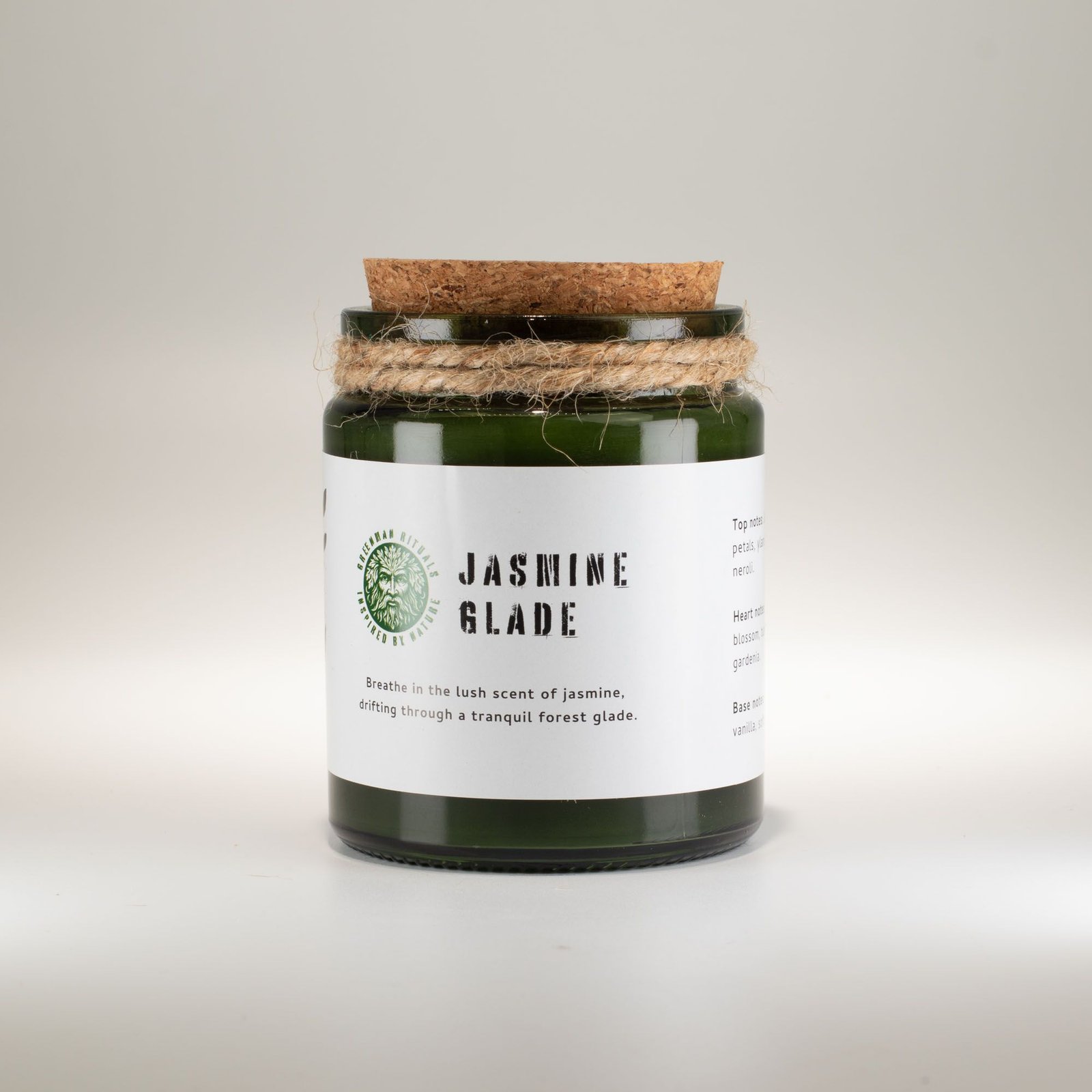 Greenman Woodwick Soy Candle - Jasmine Glade 3 greenman woodwick soy candle - jasmine glade - image 3
